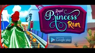 Princess running to palace - road to temple