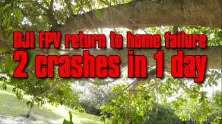 2 DJI FPV crashes in 1 day because of RTH