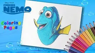 Finding Nemo Coloring Pages. Coloring Dory.