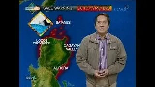 Weather update as of 6:00 a.m. (January 26, 2018)