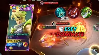 TOP GLOBAL YIN NEW BEST BUILD AND EMBLEMS 2024 | ESEY DOMINATE ENIMES (camping must important)