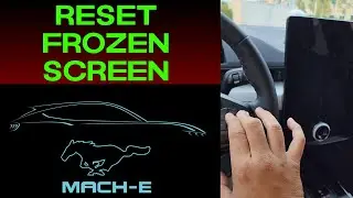 How to Reset Ford Mustang Mach-E locked , blacked out , frozen screen, OTA updates !!!! Sync 4