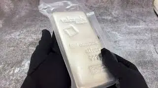 СЕРЕБРО В ПРОДАЖЕ: серебряный слиток Valcambi Suisse весом 100 унций 🔥