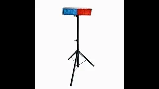 Solar traffic warning strobe light