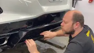 2020 C8 Corvette rear bumper clear bra paint protection film installation Vancouver ClearBra