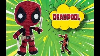 TUTORIAL DEADPOOL AMIGURUMI 3/3 🇪🇸🇺🇸 #deadpoolacrochet #comotejeradeadpool #marvel