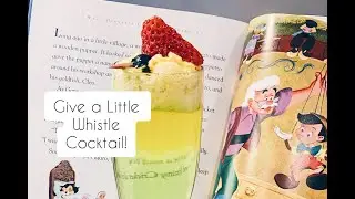 Give a Little Whistle Cocktail Inspired by Pinocchio! | The Disney Bartender
