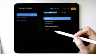 Procreate 5 - Edit & Create a Custom Canvas