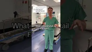 The trending Ponytail Facelift #facelift #drdorner