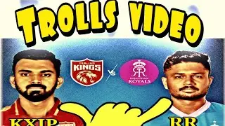 RR vs KXIP match troll video