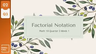 Factorial Notation || G10Q3 @maamtubal7568