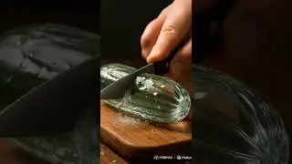 cutting glass cucumber 🥒🥒