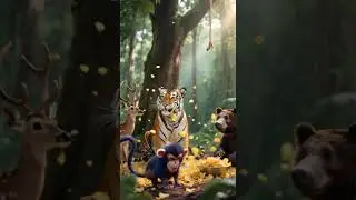 Monkey Stole a Chip &mdash; Tiger Didn&rsquo;t Roar! 😄🍃 #animals #funny #tiger #funnyanimals