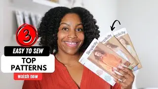 3 easy to sew top patterns | beginner-ish patterns | sewing