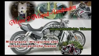 Harley Davidson V-Rod 3 mal Umbau .Drehen Fr&auml;sen Blech und GFK.