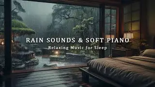 LIVE🔴Relaxing Music & Rain Sounds -Beautiful Piano Music ,Background Music ,Sleep Music