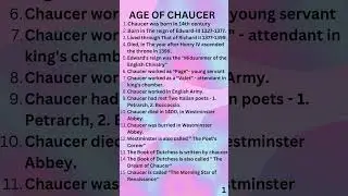 AGE OF CHAUCER, UG trb English