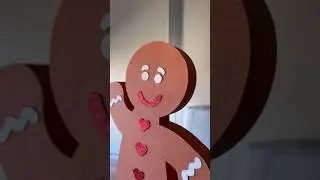 How to make a giant gingerbread man | DIY Christmas Decorations