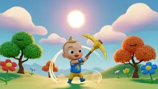 Fortnite Mini Hero Dropped His Pickaxe ⛏️ | Kids Songs & Nursery Rhymes