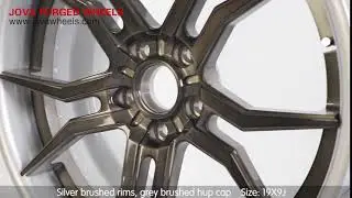2 piece forged wheels with rivets 19X9j at jovawheels.com