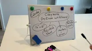 Amazon Basics Magnetic Dry Erase Whiteboard Installation | Dry Erase Whiteboard For Home Top Video