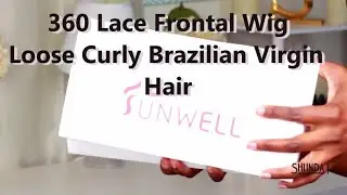 How to style a 360 lace frontal loose curly wig    Sunwell Wigs
