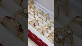 Nuevos Modelos Anillos 😍😍Ba&ntilde;o Oro 18 K🤩🤩 #joyas #accesoriosdemoda #alianzasdeboda #accesorios