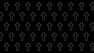 Free Christian Background &ndash; Cross with Strokes Moving Right
