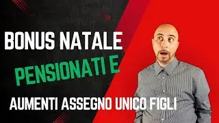 🎄 Bonus Natale pensionati 2025 e Aumenti Assegno Unico 2026 &ndash; Tutte le novit&agrave; INPS 📱