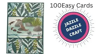 100 Easy Cards- Otterly Amazing stamp set with Otterly Adorable Designer Series Paper #stampinup