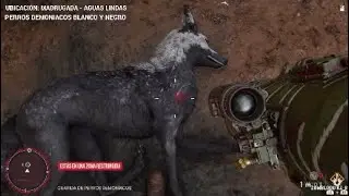 Far Cry 6 PS4 PERROS DEMONIACOS BLANCO Y NEGRO Ubicaci&oacute;n Animal M&iacute;tico