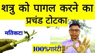शत्रु को पागल करने का महा प्रचंड टोटका / शत्रु को पागल कैसे करें !