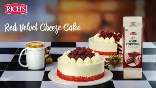 Rich's Cheese Flavoured Whip Topping | Red Velvet Cheesecake