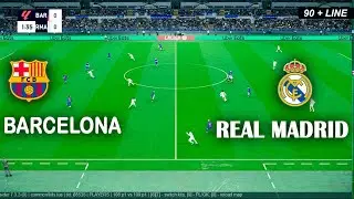 BARCELONA vs REAL MADRID 🔥 EL CLASICO | PES 2021 | FULL MATCH
