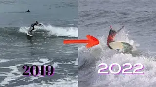 3 year surf progression