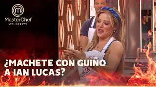 El &ldquo;machete&rdquo; de Evangelina y el gui&ntilde;o a Ian que volvi&oacute; a encender los rumores - Masterchef Celebrity