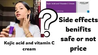 Kojic acid and vitamin C cream review | kojic acid and vitamin C cream zeelab pharmacy