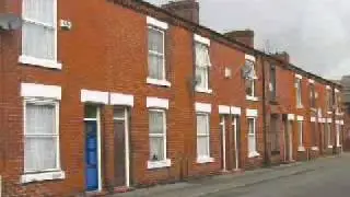 Ghetto poverty in Lozells in Birmingham UK.