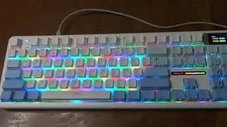 Revisión, conexión y configuración del teclado Aula F108 Pro desembalaje, software, cambio de teclas