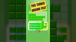 this turned around fast #blockblast #mypuzz #shorts #satisfying #puzzle