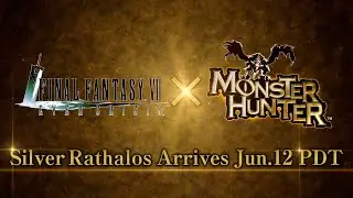 FINAL FANTASY VII EVER CRISIS | Monster Hunter Crossover Event Silver Rathalos Update