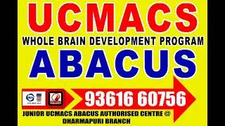 JUNIOR UCMACS ABACUS DHARMAPURI