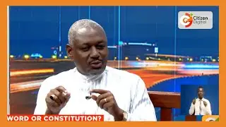 Otiende Amollo: Executive is not given constitutional mandate to oversight Judiciary or Legislature