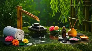 Sound of Water and Relaxing Music 🪴 Peace of Mind, Healing, Stress Relief