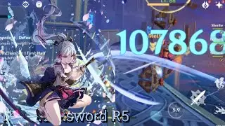 Normal attack Ayaka 100K Damage