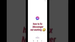 Messenger won't open #messenger #shorts