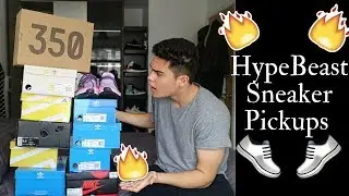 Crazy Sneaker Pickups Haul | Yeezy, Supreme x Nike X NBA, Pharrell NMD