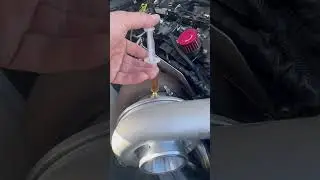 Don&rsquo;t forget to oil the turbo!! @RemnantPerformance  #bigturbo #a90 #supra #oil #youtubereels