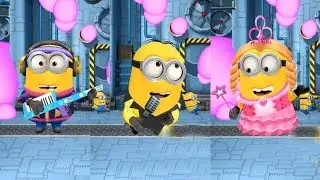 Despicable Me 2 - Minion Rush : Stereo Minion VS Disco VS Fairy Princess Minion !