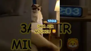 3 AM PARKOUR: The Floor is Lava! 🦁🔥💨 #3AM #parkour #miumiuandmilk #catboss